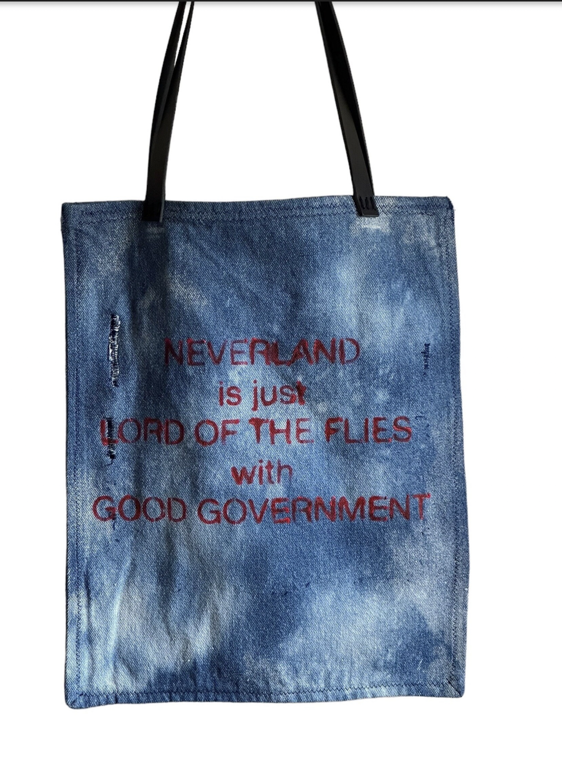 Denim Vote Neverland Tote